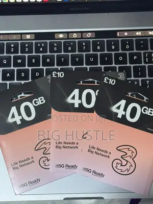 3 Three UK SIM Card - Activated with £10