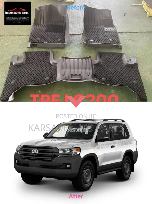 Toyota Land Cruiser LC200 Floor Mats - 1