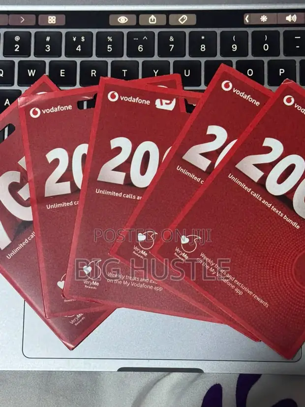 Vodafone UK SIM Card - Pay As You Go - 1