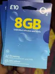 O2 UK SIM Card - Activated - 2