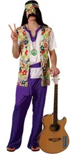 Woodstock Hippie Costume - Kids Sizes 10-16Y - 3