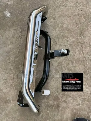 Toyota Fortuner Rear Towing Guard with Fortuner Branding