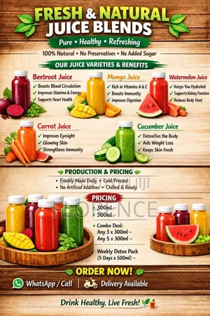 Fresh Natural Juice Blends