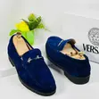 Original Versace Men's Loafers - Blue - 2