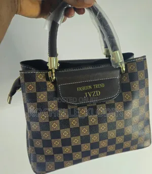 Ladies Genuine Leather Handbag - Brown