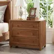 Nightstand with 3 Drawers, 31.5 Inch Wide - 2