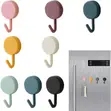 12 Pack Heavy Duty Self Adhesive Hooks Transparent Waterproof - 4
