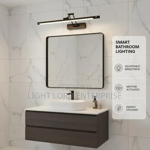 12W 3-Color Adjustable Makeup Mirror Light - 1