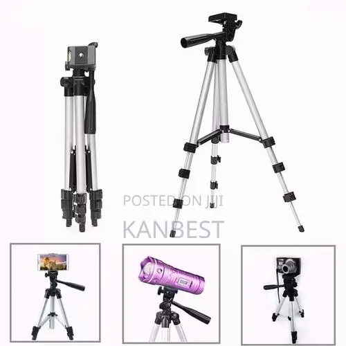 Tripod Stand and Selfie Stick for Phones and Cameras - 1