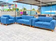Modern Fluted Channel 3+2+1 Sofa Set - 1