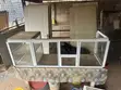 Glass Display Showcase with Wooden Table - 3
