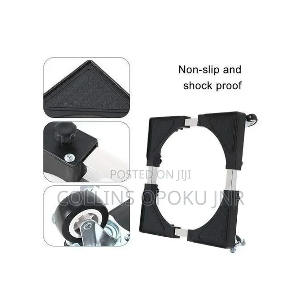 Multifunctional Movable Base for Washing Machines & Refrigerators - 1
