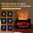 3-in-1 Flame Fireplace Humidifier Aroma Diffuser - 1