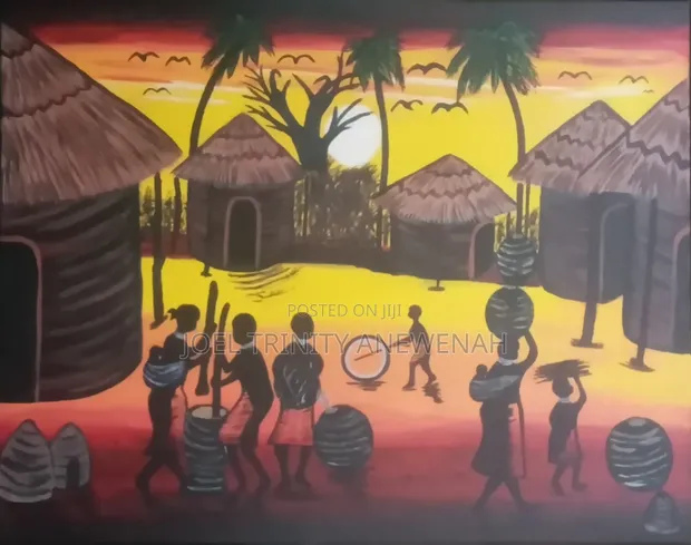 Indigenous Life of the Past Artwork - 1