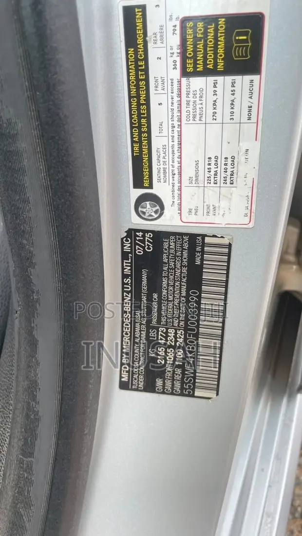 2015 Mercedes-Benz C300 Luxury 4Matic Sedan - 1