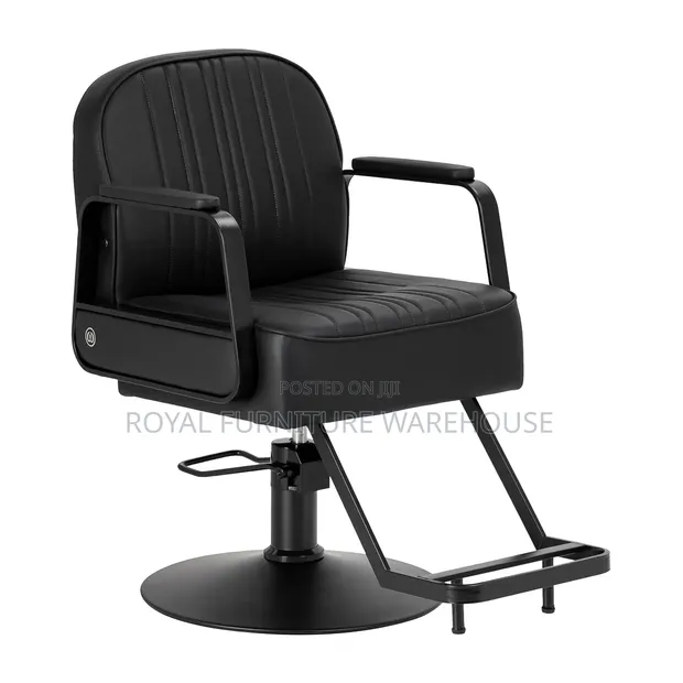 Omega Luna Hairdressing Chair - Black - 1