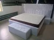 King Size Bed Frame with Drawers and Ottoman - Brand New - 2