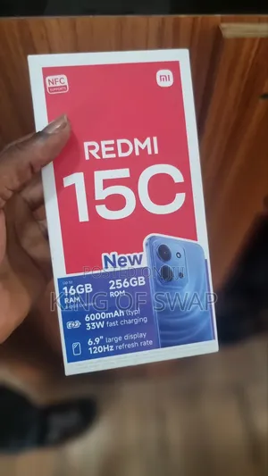 New Xiaomi Redmi 15C 4G 256GB Black