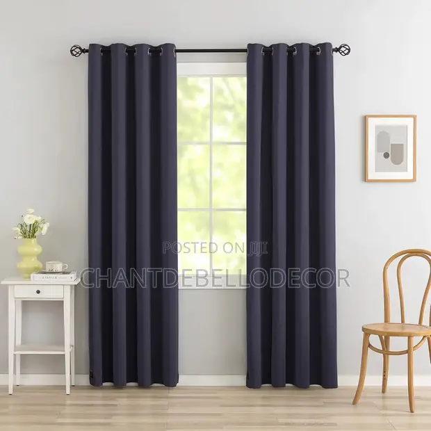 Blackout Curtains & Voile Combo (4 pcs) - 1
