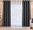 Blackout Curtains & Voile Combo (4 pcs) - 2