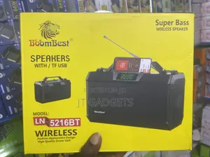 BoomBest LN-5216BT Super Bass Wireless Speaker with FM Radio & Clock