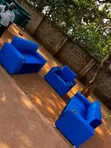 Modern Luxury Velvet Sofa Set - 2