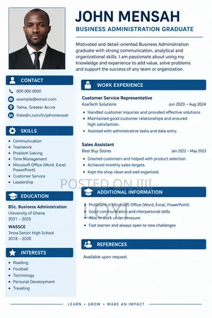 Professional CV Formatting and Application Letter Service