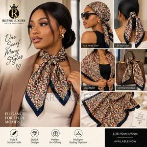 Silk Scarf with Watch Combo