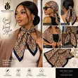 Silk Scarf with Watch Combo - 1