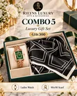 Silk Scarf with Watch Combo - 4