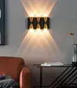 LED Black and Gold Wall Light - 1