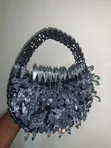 Handmade Beaded Bag - Red - 2