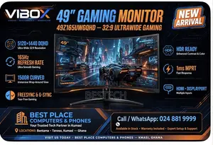 Vibox 49" 5K 165Hz Ultrawide Gaming Monitor