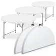 12-Seater Round Event Table - White - 2