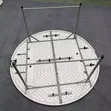 12-Seater Round Event Table - White - 4
