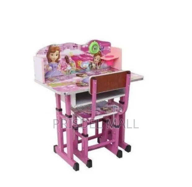 Kid's Design Study Table and Chair - 1
