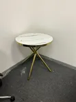 Executive Quality Dining Table with Gold Legs - 2