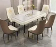 Royal Luxury 6 Seater Marble Dining Set - 1