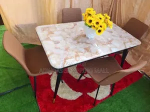 4 Seater Marble Dining Set