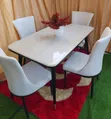 4 Seater Marble Dining Set - 3