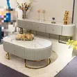 Royal Luxury TV Console with Center Table Set - 1