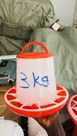 3kg Plastic Chicken Feeder - 2