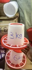 3kg Plastic Chicken Feeder - 4