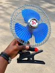 Car Clip-on Cooling Fan - 12V/24V - 1