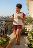 Women's Two-Piece Sleepwear Set - 2