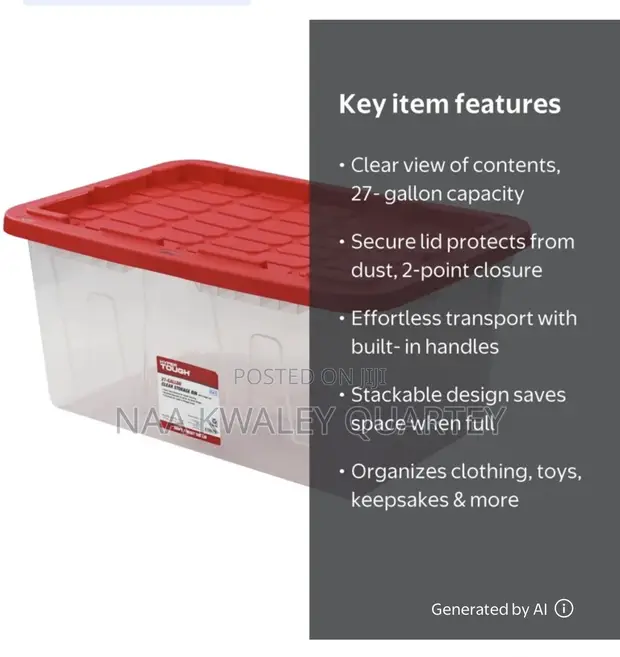 27gl Storage Container - USA - 1