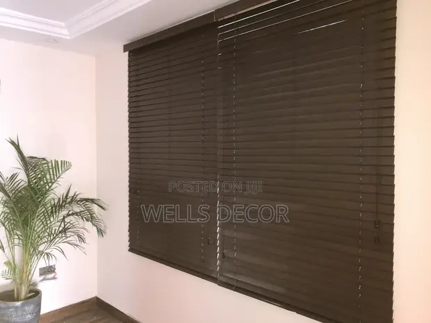 Premium Wooden Blinds for Home & Office - 1