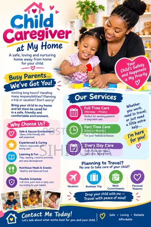 Home Child Care Giver & Teacher