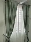 Mint Green Ringless Curtains (200 x 270 cm) - 2