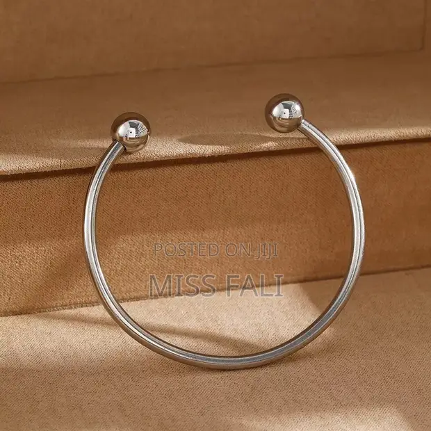 Aurex Men's Silver Cuff Bracelet - 1